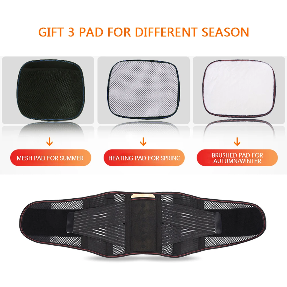 Регулируемый нижний бандаж для спины облегчение боли пояс поддержки Корректор