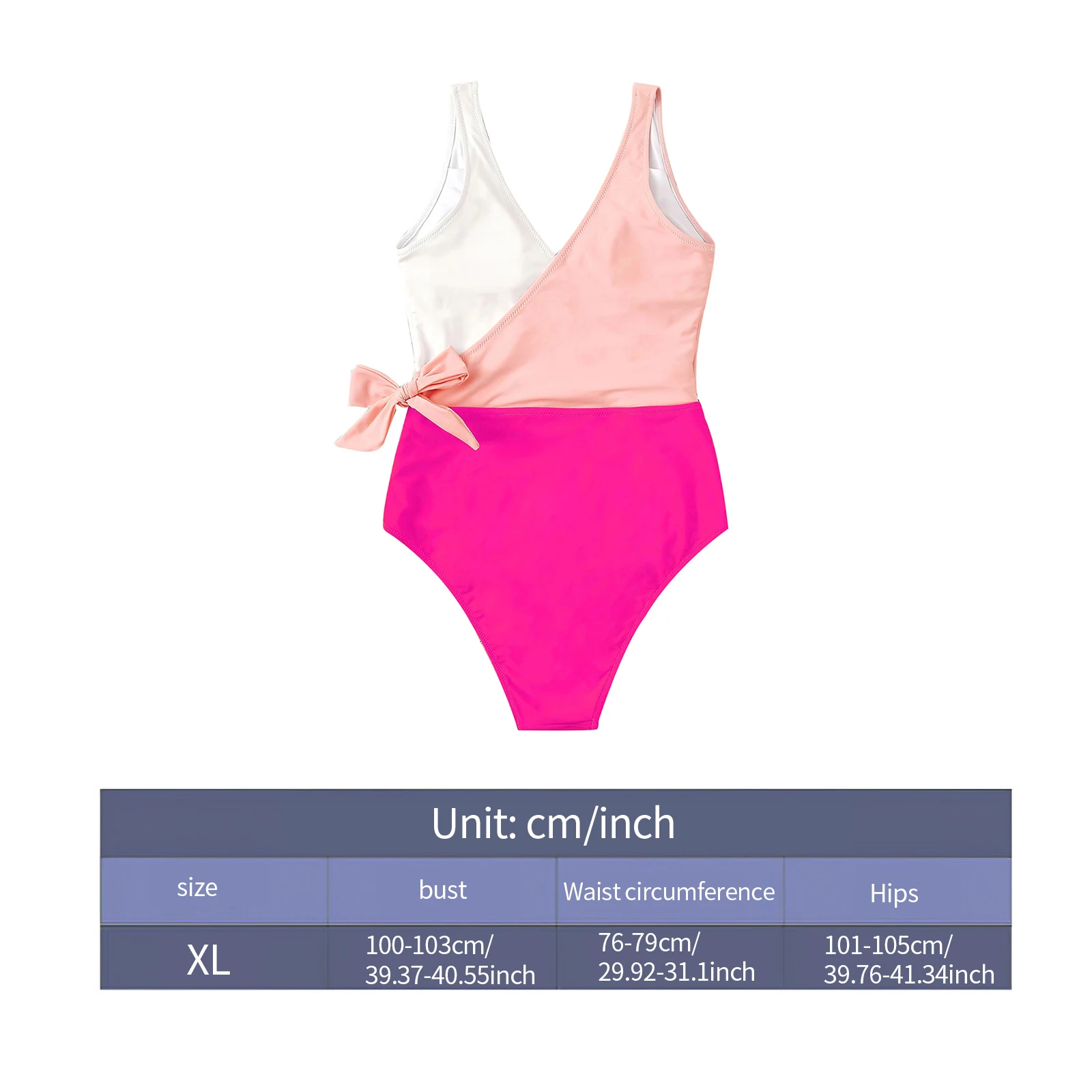 

Summer Women One Piece Swimsuit Women Swimwear Wrap Color Matching Bowknot Bathing Suit Sexy Bodysuit Beachwear Backless