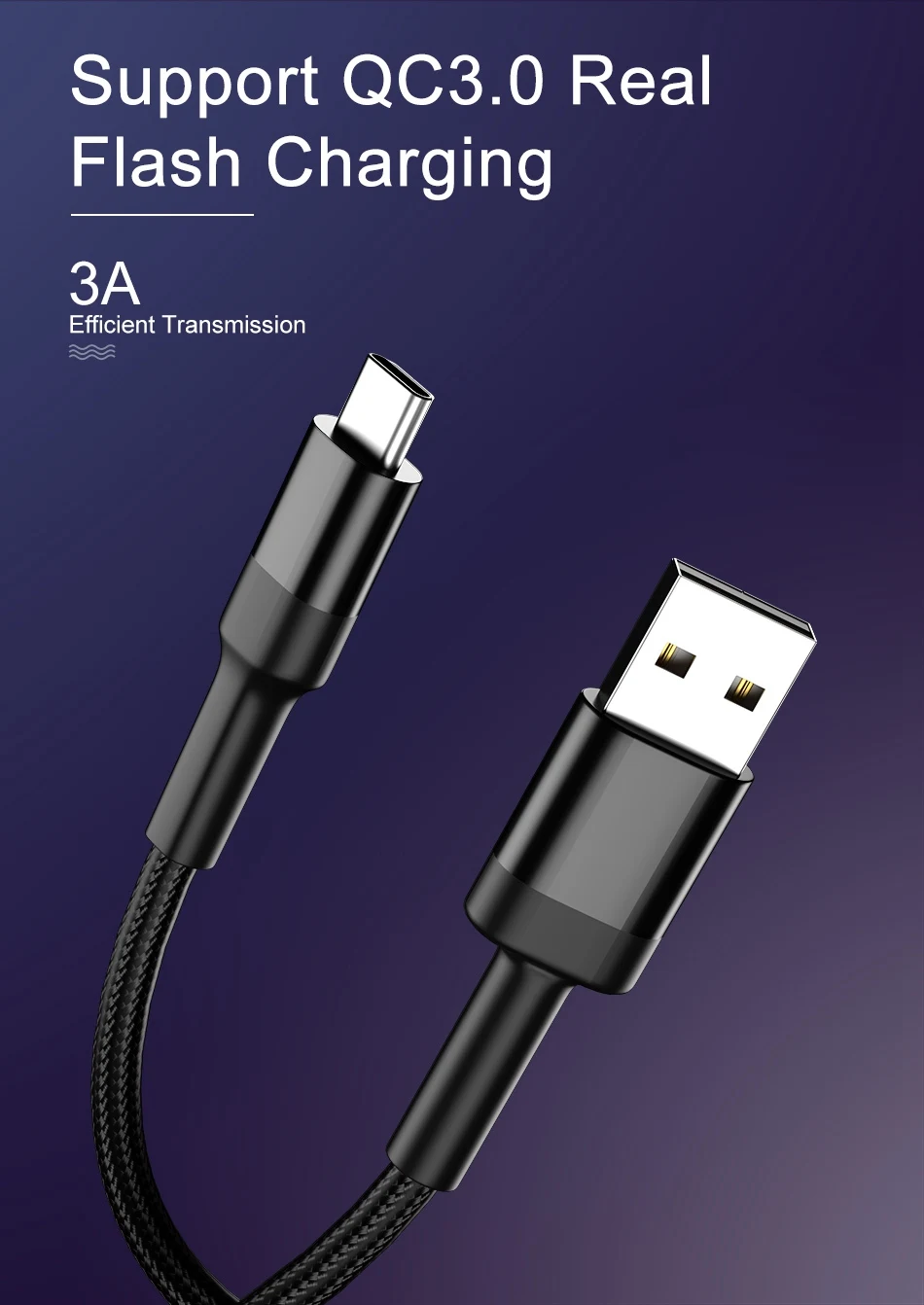 OREY 3A type C кабель для быстрой зарядки для huawei P30 Pro USB C кабель для samsung S10+ быстрая зарядка USB-C кабель type C