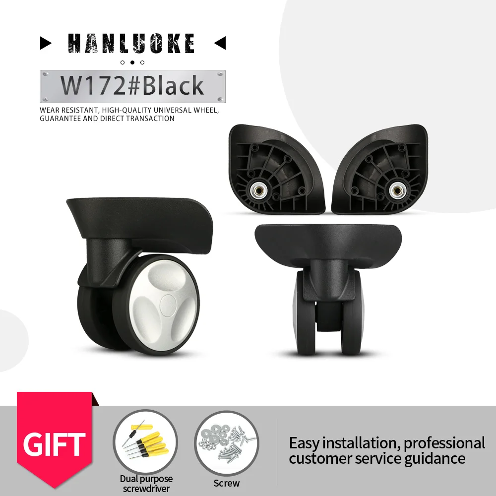 

Аксессуары для багажа HANLUOKE Red eogle L-H, универсальные колесные аксессуары, сменный амортизирующий шкив, 22 дюйма, 24 дюйма