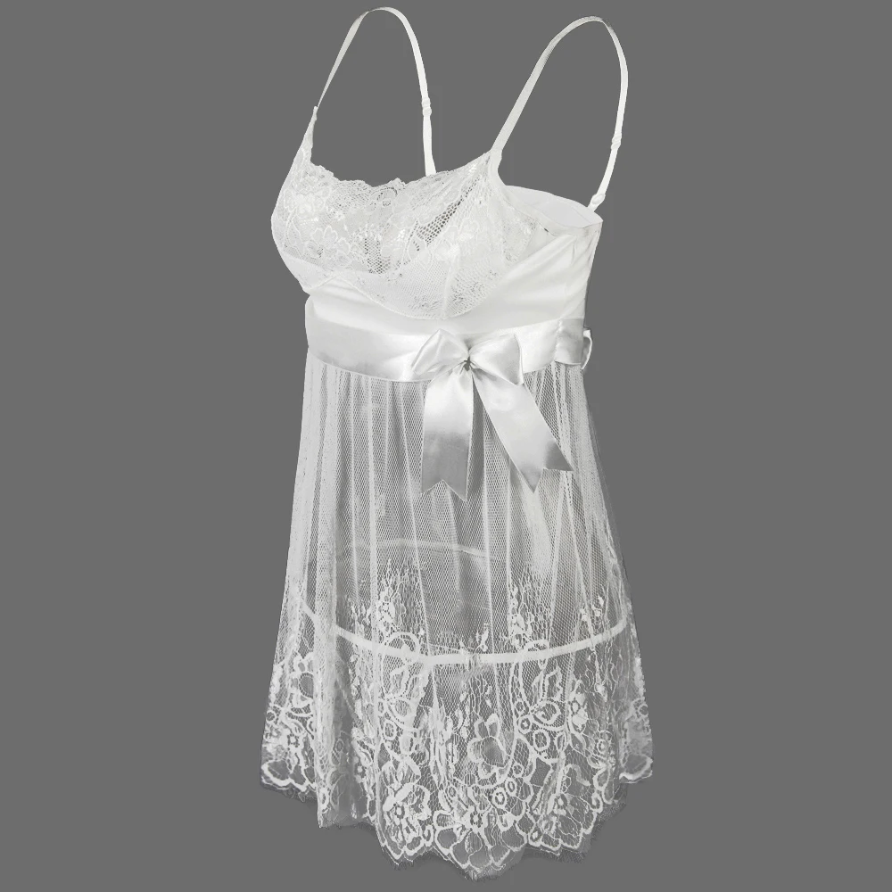 Женское Прозрачное нижнее белье с большим бантом размеры S M L 4XL 5XL 6XL |