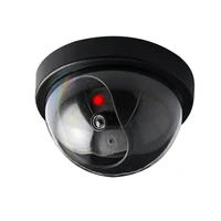 simulated security camera fake dome dummy camera with flash led light