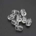 100 шт.лот прозрачные бусины для рыбалки, пластиковые прозрачные бусины, двойные жемчужные бусины для ловли карпа