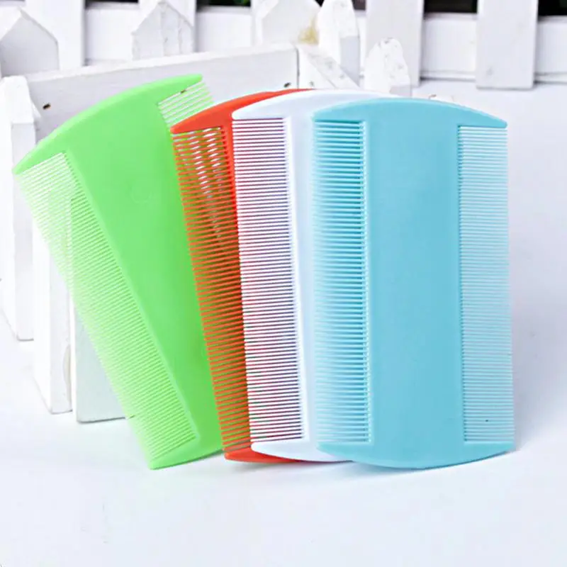 

Random Color 1PC Durable Double Side Nit Combs Plastic Head Lice Comb Head Lice Removal Comb