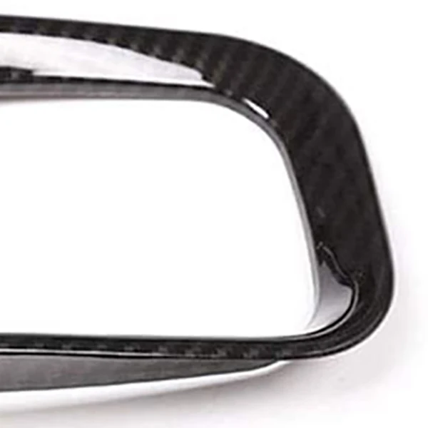 

2PCS Car Carbon Fiber Seat Adjustment Button Frame Cover Trim Car Accessories for Jaguar XE/F-Pace/XFL/XF 2016-2018