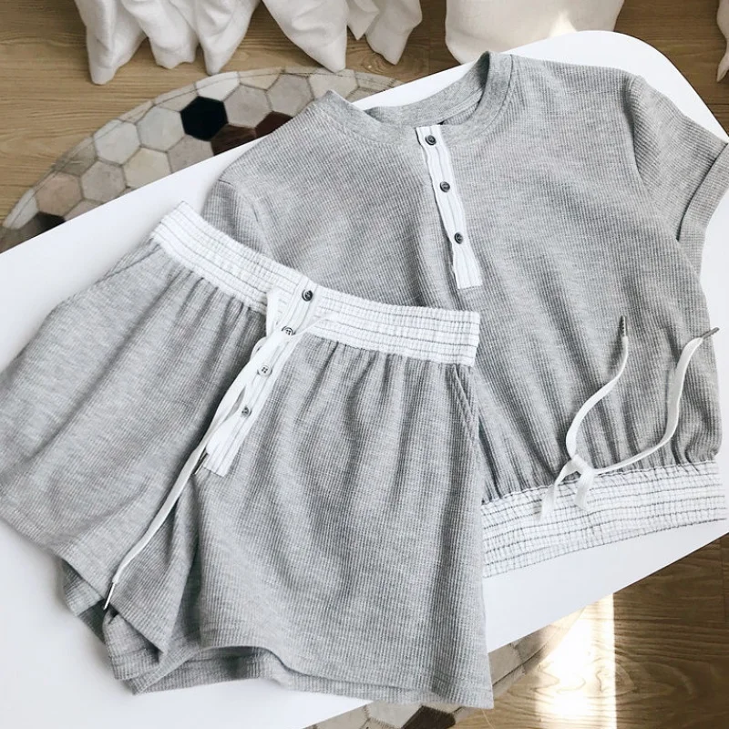 

Женский костюм-тройка из топа и шортов, летний спортивный костюм из двух предметов, 2020