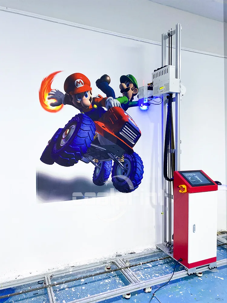 Настенный струйный 3d-принтер вертикальная печать на стену |