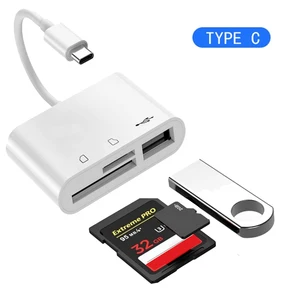 USB флеш-диск Type C, U-Drive, SD, TF, кардридер для IPAD Pro, Macbook, Huawei P40, P30, Samsung S20, S10, S9, Note 10, ПК