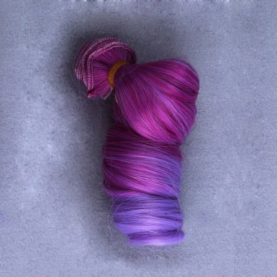 1 шт. 15 см * 100 вьющиеся волосы для куклы подходит шарнирных кукол 1/3 1/4 парики