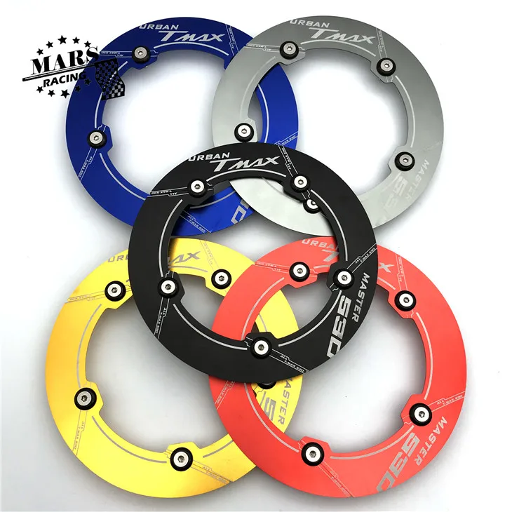 Motorcycle Decorative Cover Transmission Belt Pulley Adornment Wheel For Yamaha T-MAX 530 2017 TMAX530 SX TMAX DX | Автомобили и
