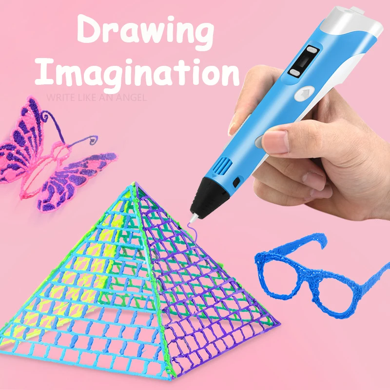 Новинка 3D игрушки для рисования светодиодный дисплей умная Ручка печати DIY ручка