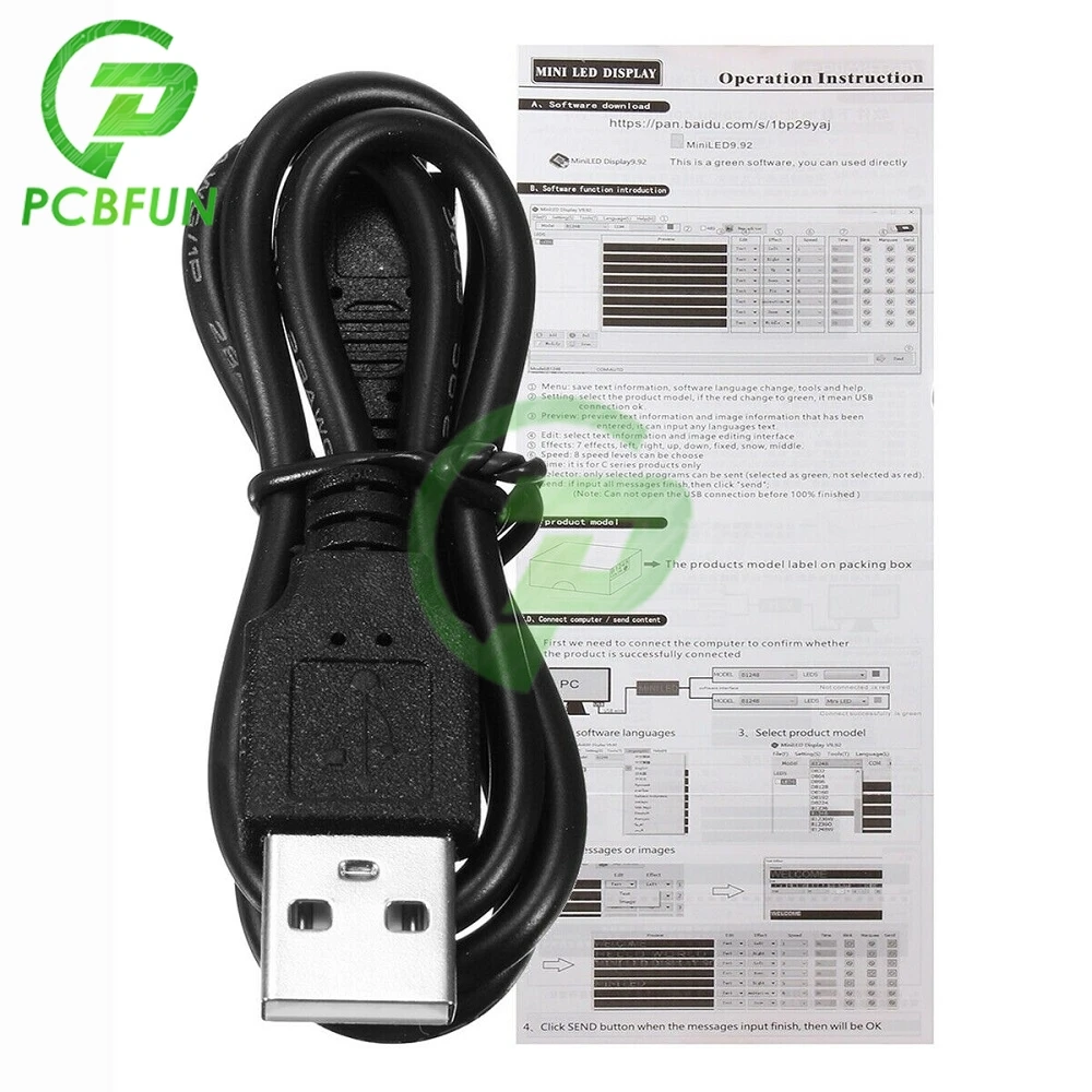 15 Дисплей языков Мини светодиодный цифровой Перезаряжаемые программируемые