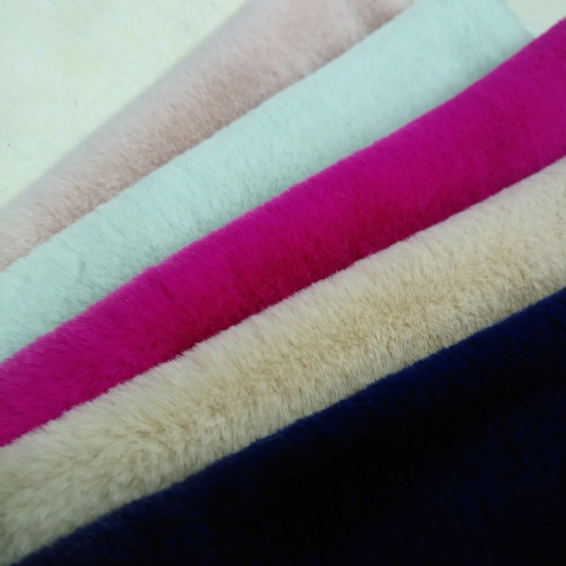 Fine rex rabbit fur rabbit fur velvet fur coat wool ball shoes fabric