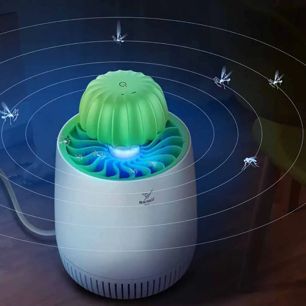 

USB Mosquito Killer Lamp Mosquito Insect Electric LED Light Fly Bug Zapper Trap Catcher Lamp Electric Photocatalytic Repellent