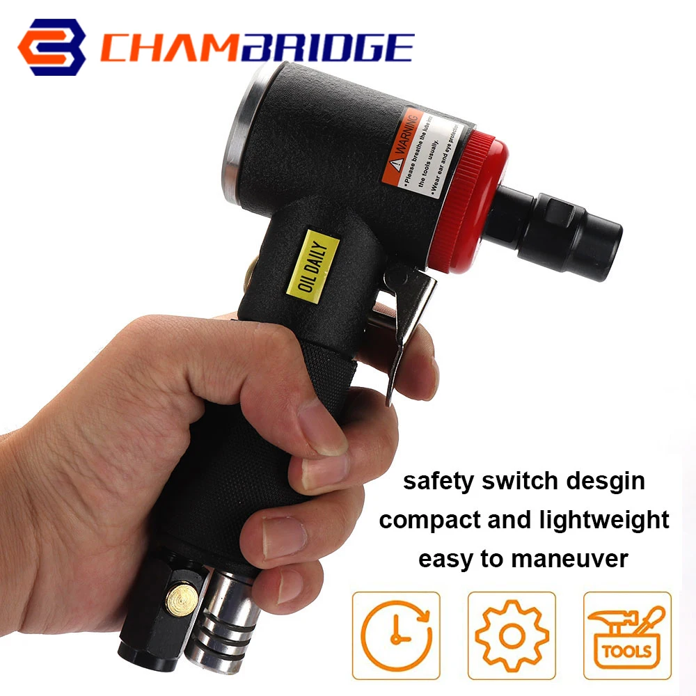 Пневматический шлифовальный станок 1/4 дюйма 90 градусов с 2 шлифовальными дисками