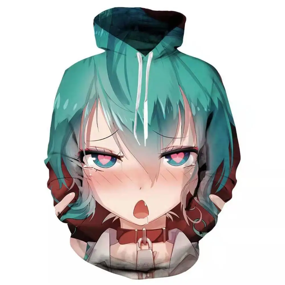 Winter New Style Anime Hatsune Miku 3D Hoodie sweatshirt Hoodies Cosplay Streetwear Hoody Zipper hooded Jacket clothing