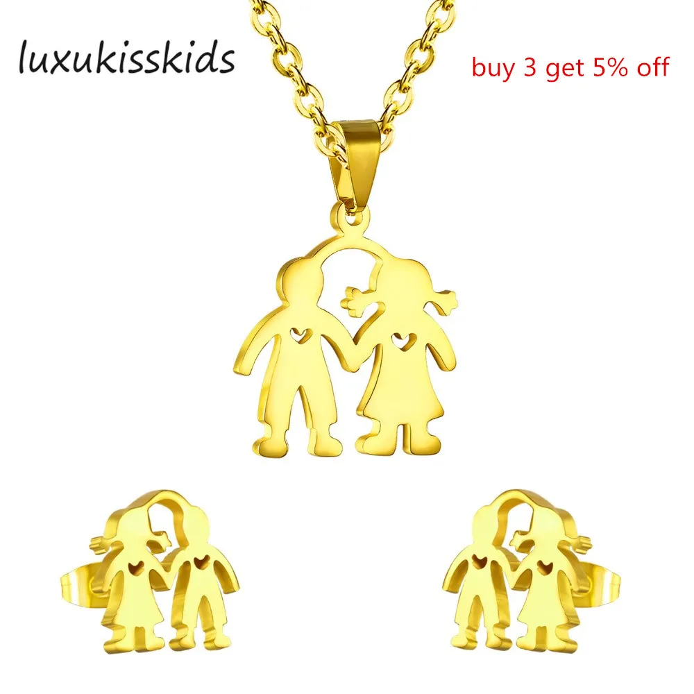 Комплект ювелирных изделий LUXUKISSKIDS Свадебные Ювелирные наборы из Дубая с полым