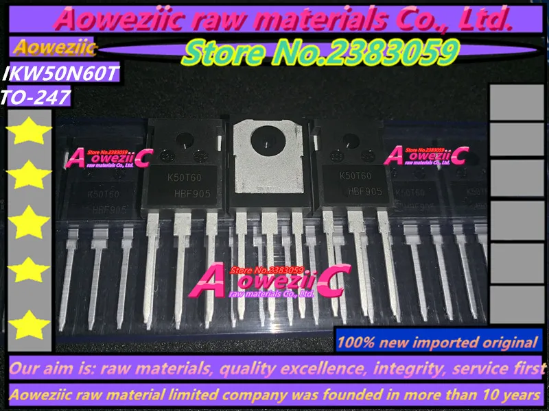 Aoweziic+ 100 импортный IKW50N60T K50T60 до-247 Триод IGBT трубка 50A600V канал N