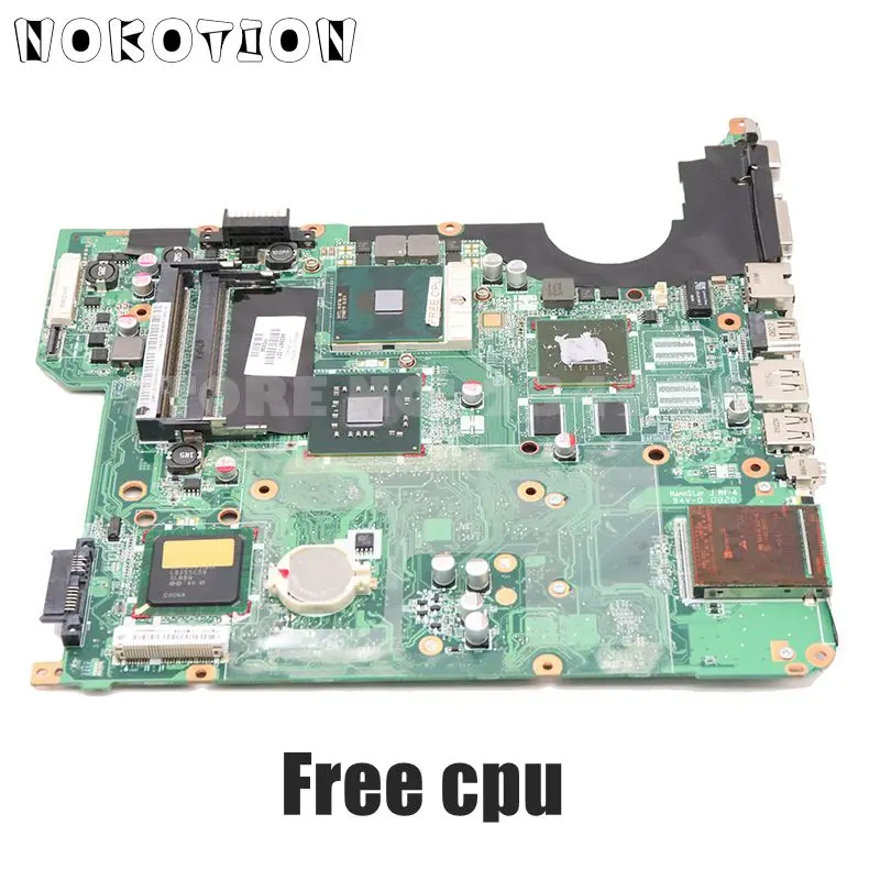 

NOKOTION 504640-001 482867-001 Main Board For HP Pavilion DV5 DV5-1000 Laptop Motherboard PM45 DDR2 Free CPU