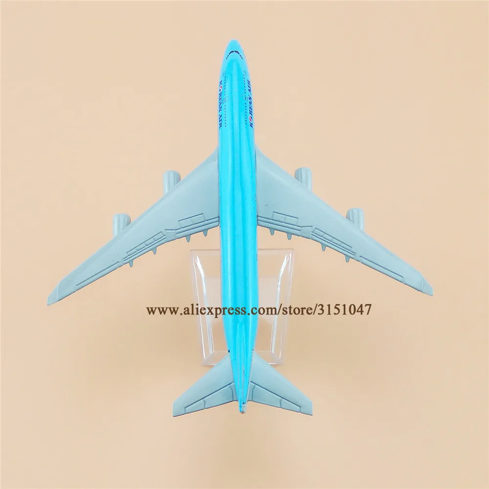 Модель самолета 16 см в Корейском стиле летательный аппарат Боинг 747 _