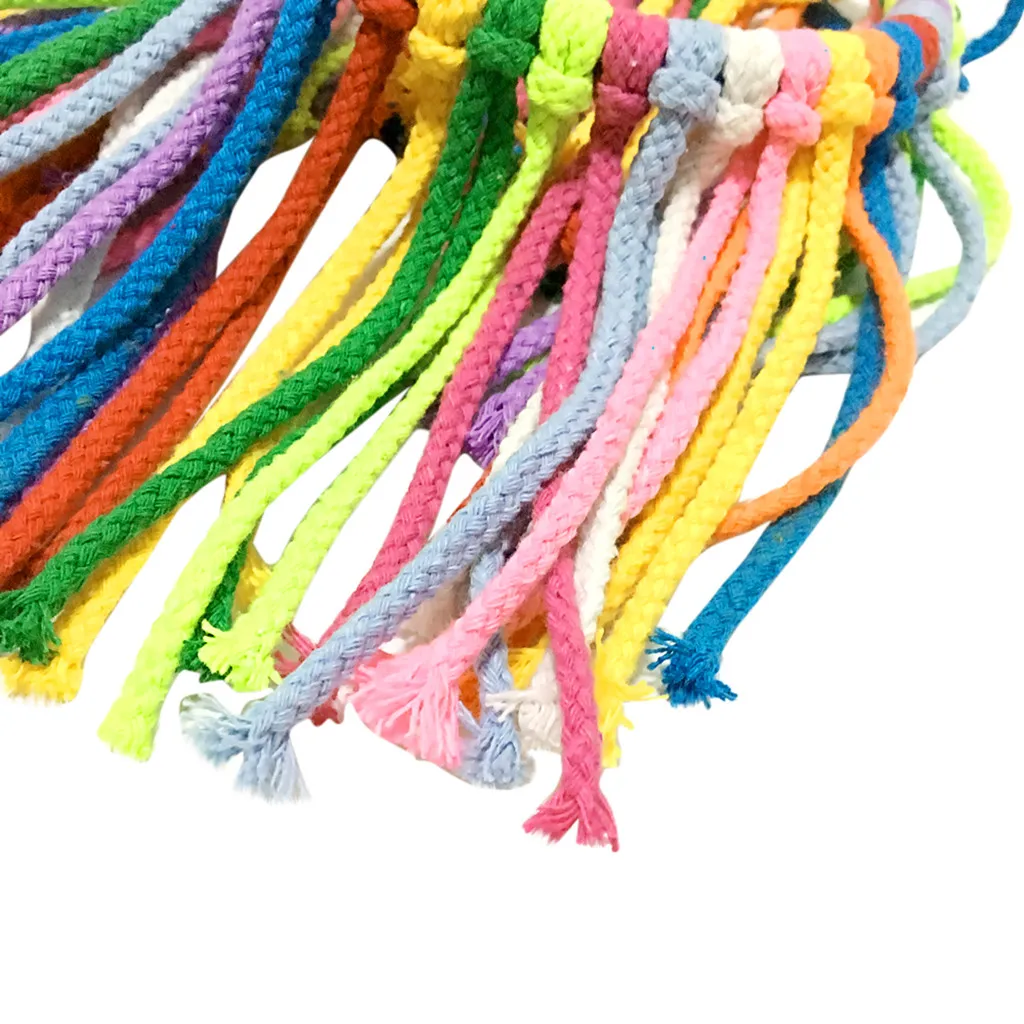 Pet Птица Попугай Игрушка хлопковая Веревка Жевательная укус подвесная клетка