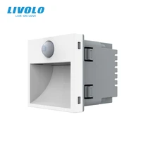 livolo eu standard pir footlight switchintelligent sensorrecessed corner led warm lamp4m boday 120%c2%b0 sensor rangeno metal