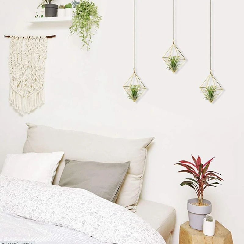 4 шт. отдельно стоящие подвесные плантаторы геометрические кованые