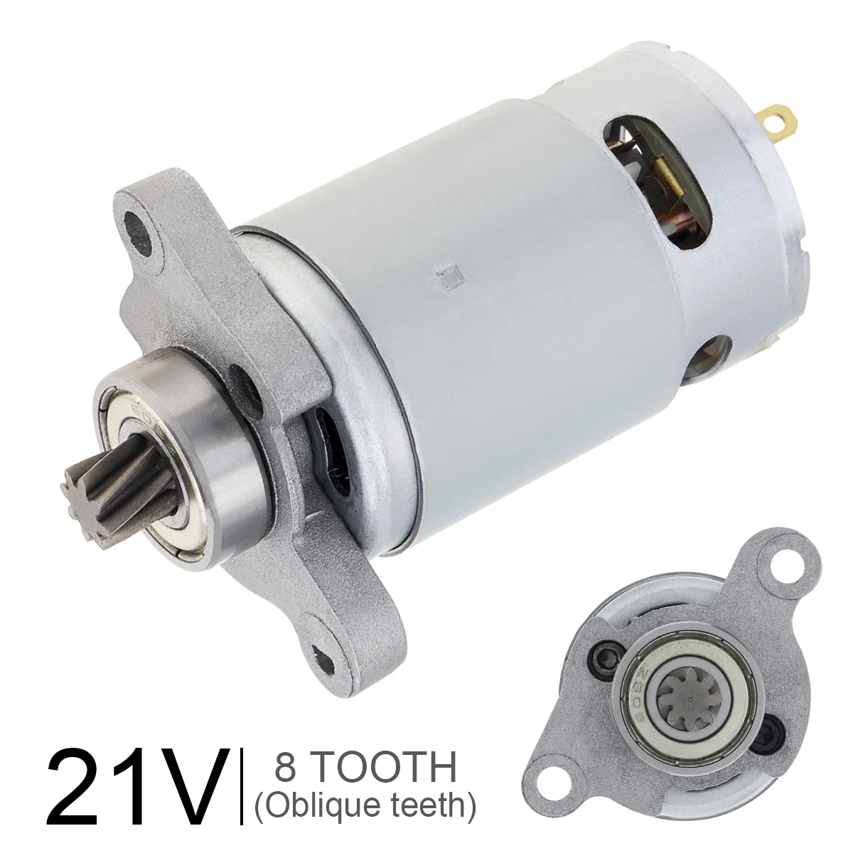 RS550 8 Teeth DC Motor High Power Reciprocating Saw Motor with Helical Teeth Gear for Electric Saber Saw Lithium Electric Saw