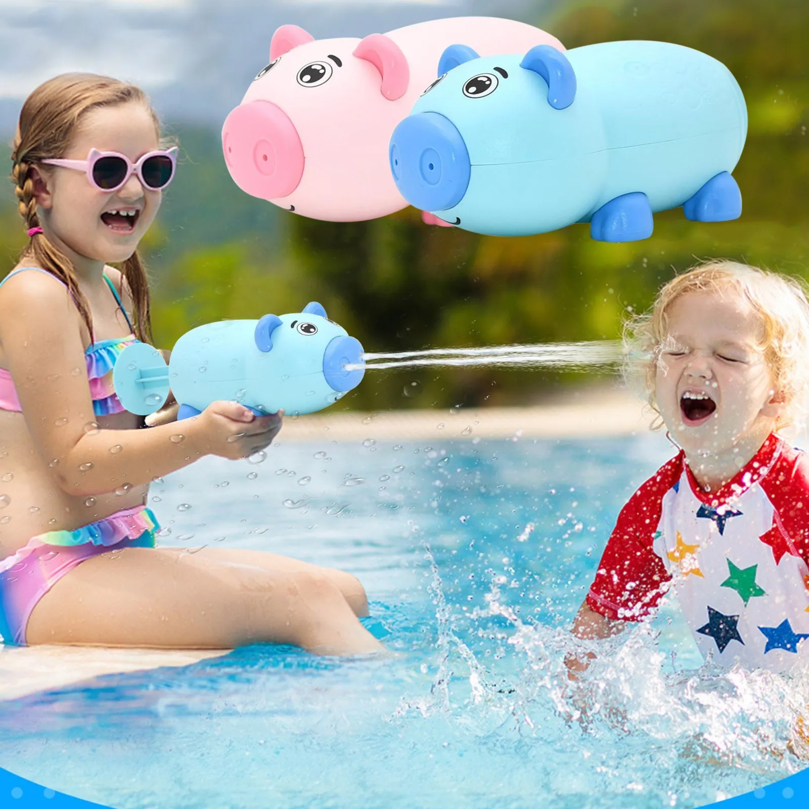 

Water Guns For Kids Water Blaster Soaker Guns Range Squirt Guns Perfect Summer Outdoor Fun Swimming Pool Games Toys Juguete