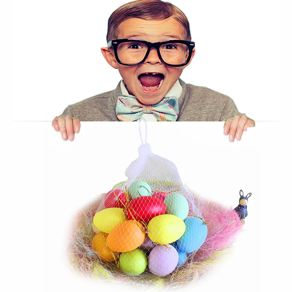 Милые пластиковые пасхальные яйца картина сделай сам красочные украшения ручной