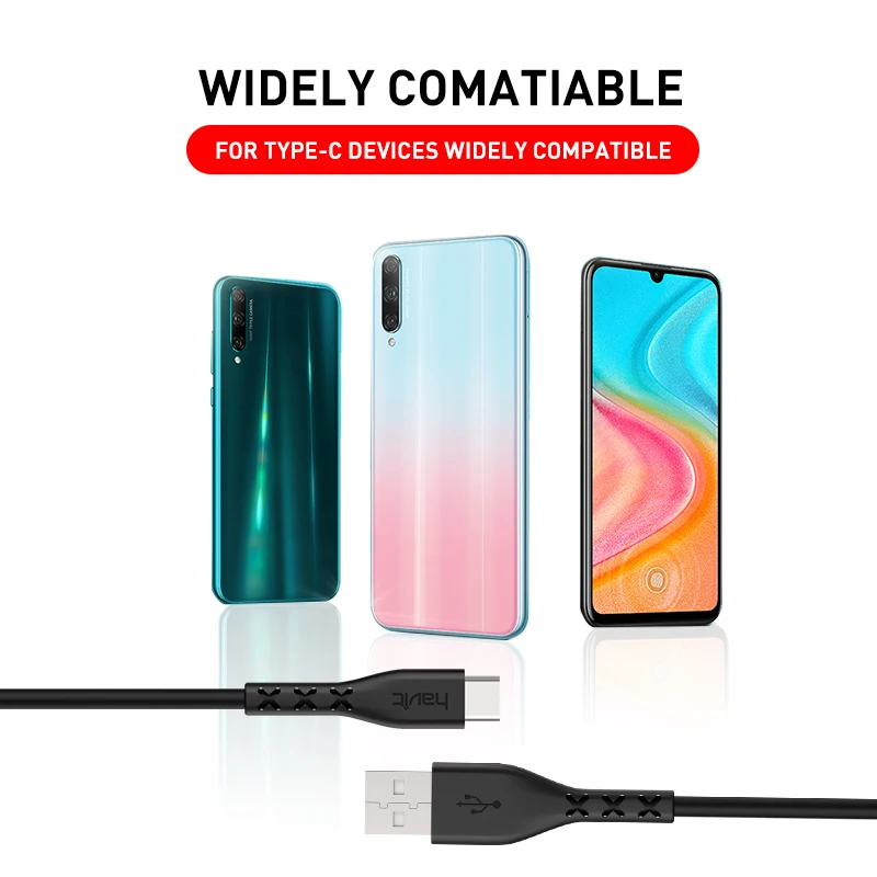 Кабель для зарядки Havit H68 с разъемом Type-C USB-кабель быстрой USB-C зарядное устройство