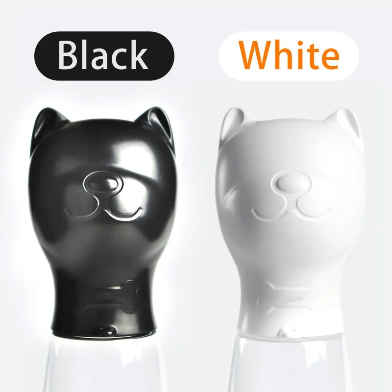 480 мл портативная ПЭТ бутылка для воды собак французский бульдог мопс