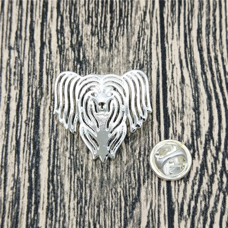 LPHZQH модные китайские хохлатые собачьи Броши золотого цвета нагрудный знак брошь