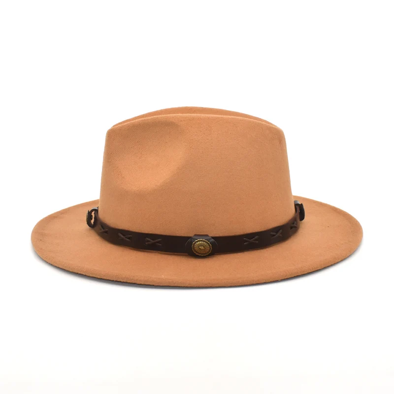 2020 New Fashion Men Fedoras Women's Fashion Jazz Hat Summer Spring Black Woolen Blend Cap Outdoor Casual Hat F91
