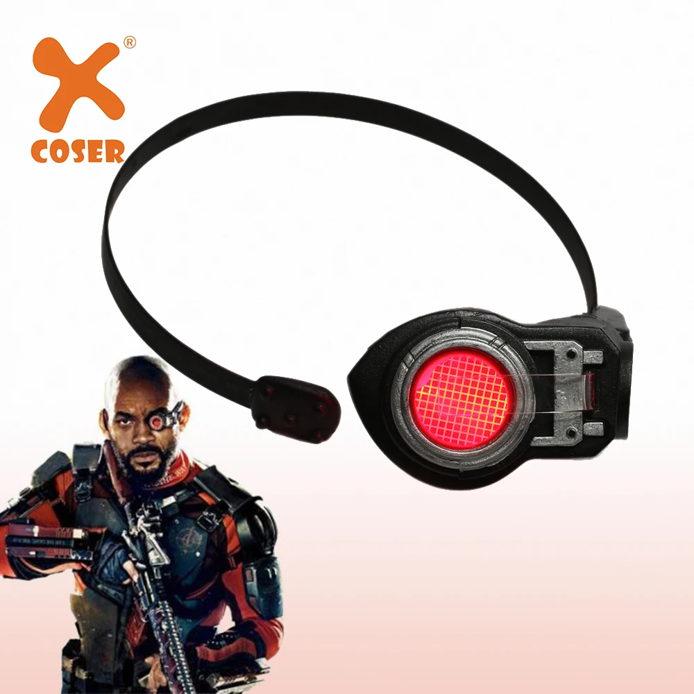 XCOSER Cool Deadshot электронный глаз пистолет прицел патч светильник фильм отряд
