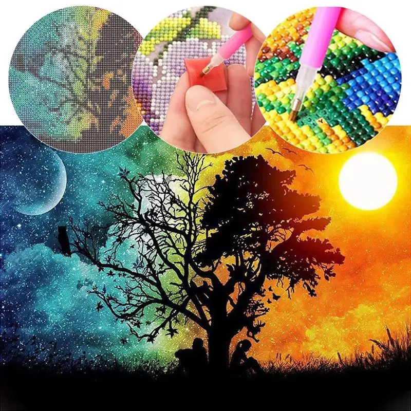 

5D DIY Diamond Painting Landscape Full Square Diamond Embroidery Seaside Cross Stitch Sunset Decoration Home Wall-Mount Painting