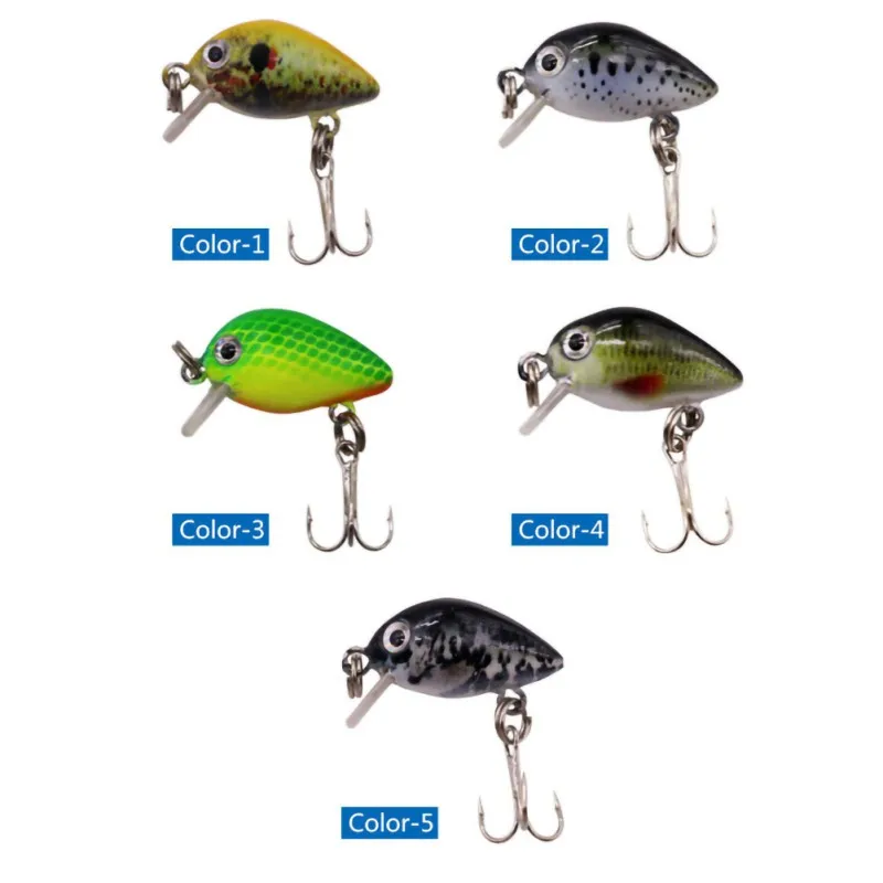 Рыболовная приманка маленькая Приманка плавающая искусственная воблеры