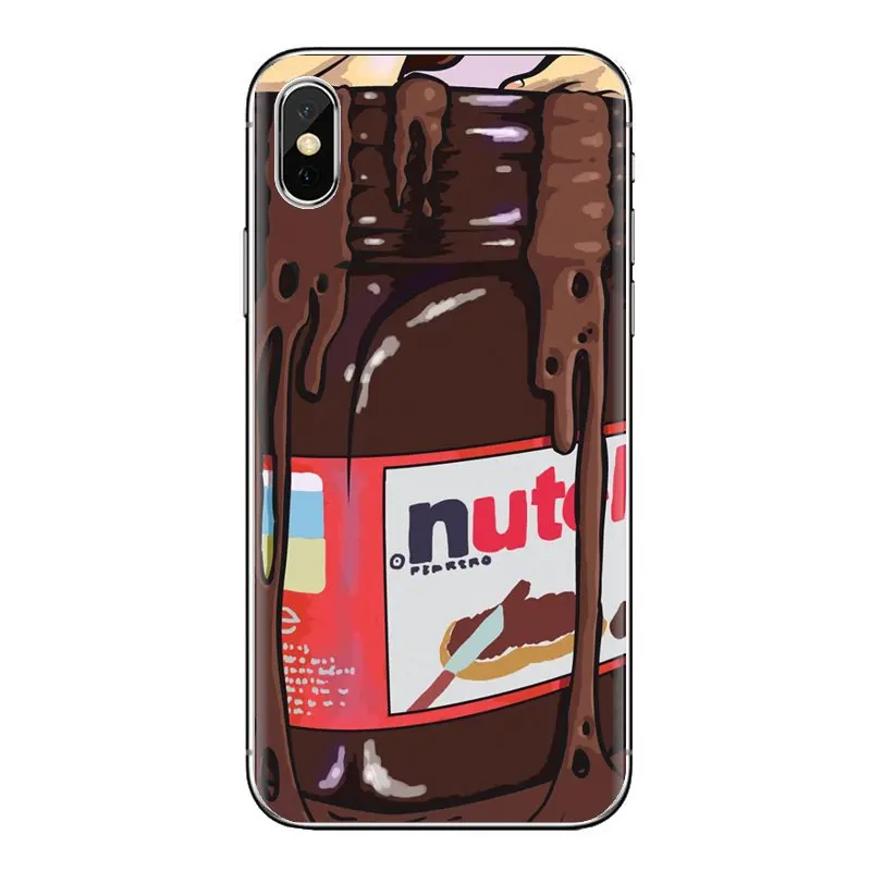 Шоколадный Tumblr банка Nutella силиконовый чехол для телефона Xiao mi 6 A1 Max x 2 5X 6X Red Note 5 5A 4X