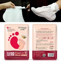 bioaqua 6pcs exfoliating foot mask dead skin removal energetic pedicure socks foot skin care moisture peeling baby feet mask