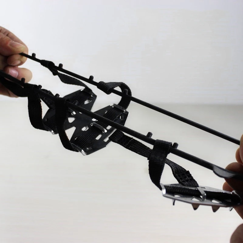 Новинка нескользящая мужская обувь ледяная захватывающая зажимы шипы для