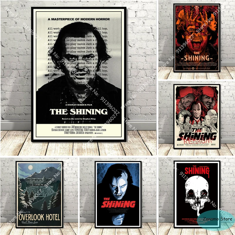 Блестящая винтажная картина ZT374 с ужасами для отеля искусственная маслом холст