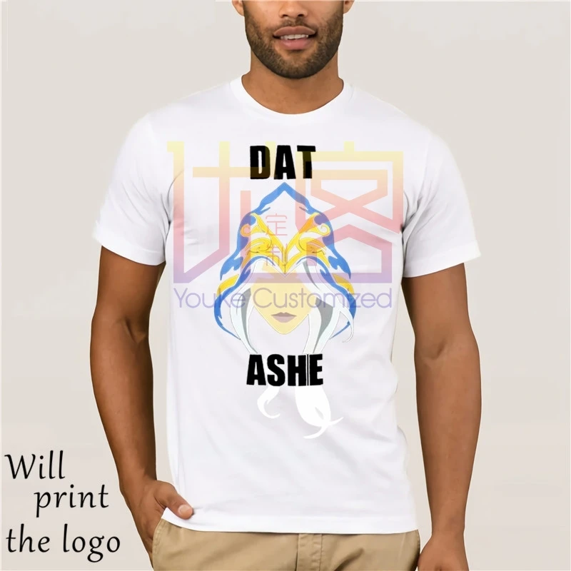 Официальный Джинкс League Of Legends Dat Эш Для мужчин футболки с рисунками из
