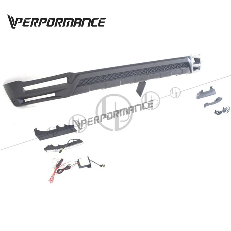 W464 Передние Губы B дизайн с светодиодный подсветкой для G550 G500 2019 год|Обвесы| |