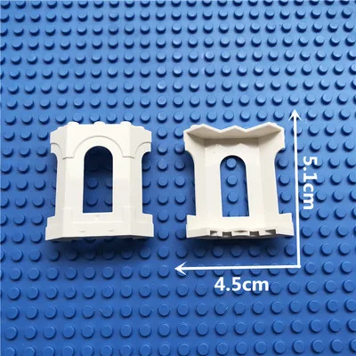

10PCS Fence Building Blocks Compatible Major Brand Kids Toys Early Learning MOC Education Gifts