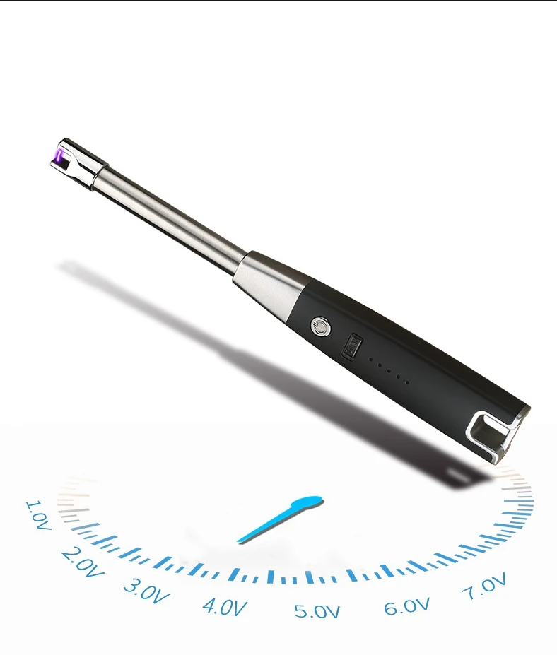 Новинка зажигалка для кемпинга барбекю кухни USB зарядка Электронная дисплей