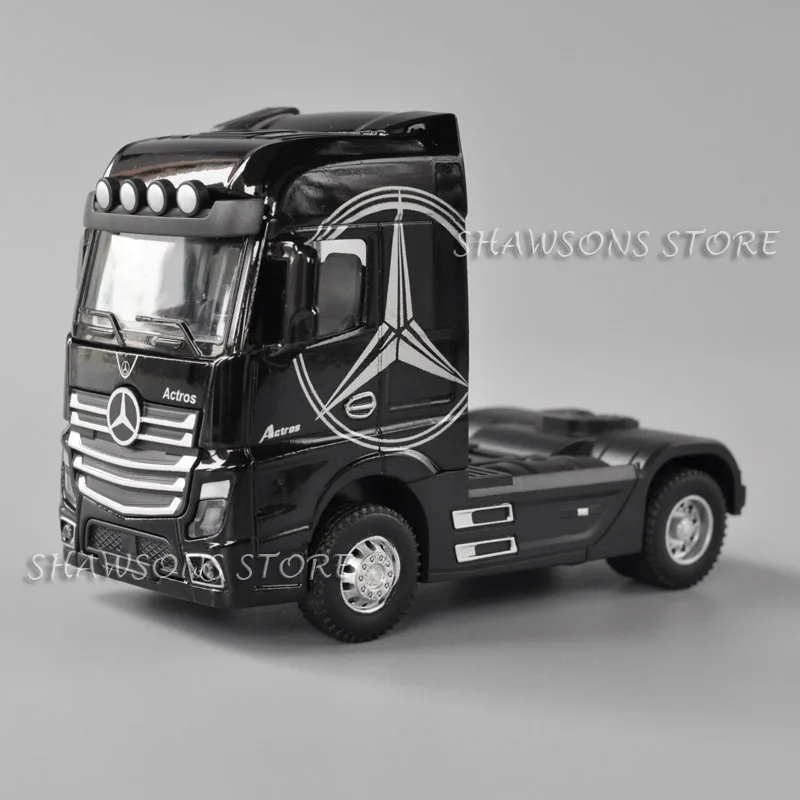 1:50 Масштаб Литой Грузовик модель Actros миниатюрный автомобиля Реплика Потяните