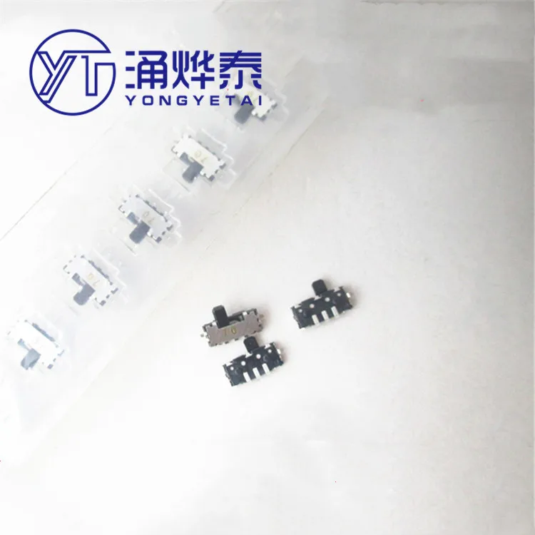

YYT 10PCS SSAJ110100 imported Japanese ALPS micro toggle switch 5Pin 2 files patch 3 feet with positioning column
