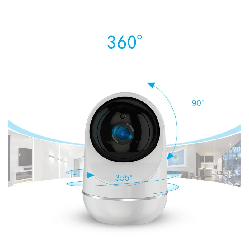 Wouwon Настоящее HD 1080P IP Камера видеонаблюдения монитор Wi Fi Беспроводной мини умные