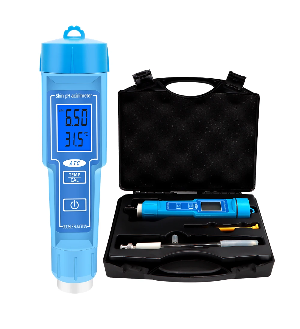 Цифровой автоматический калибровочный измеритель PH Φ Temp Acidimeter для свободной