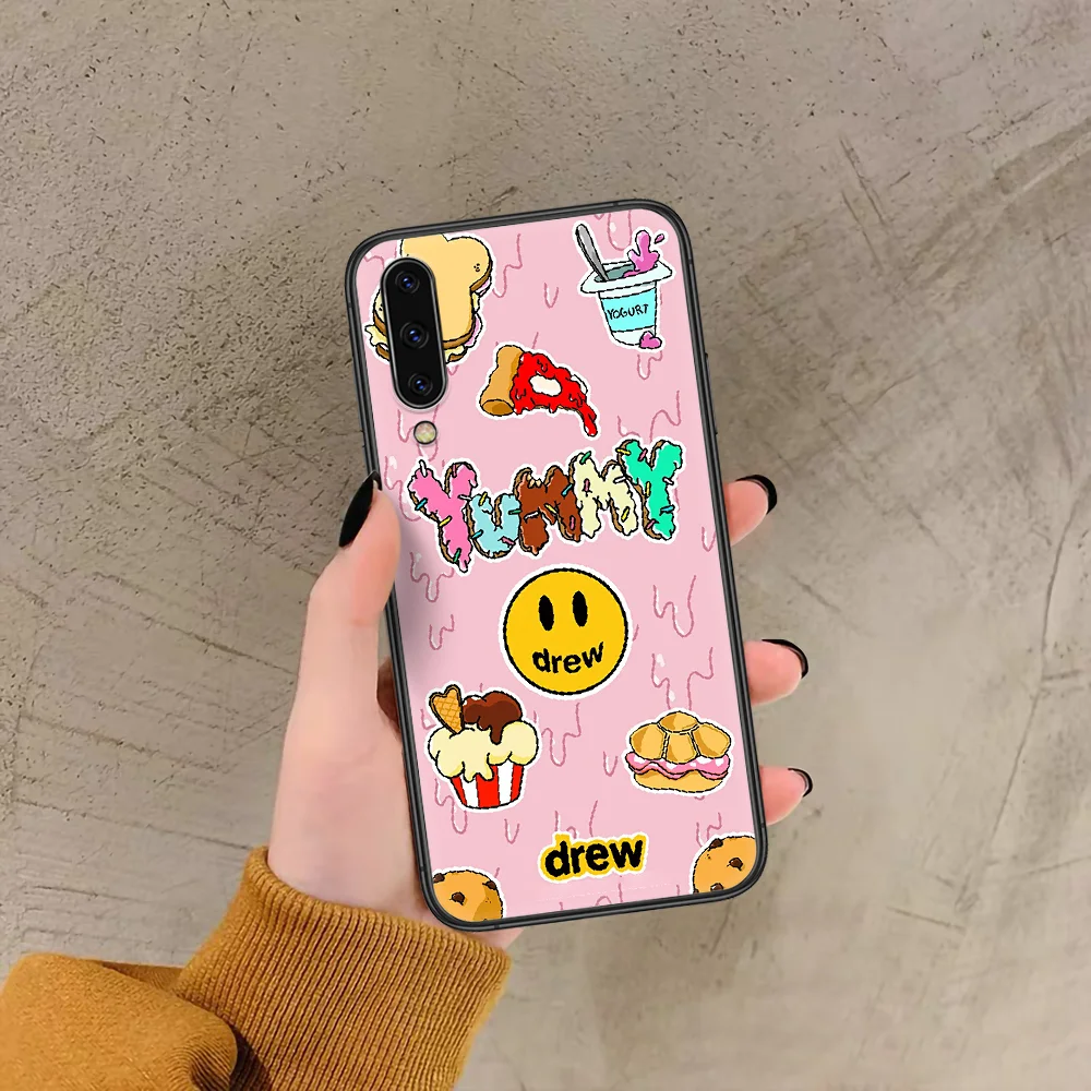 

Justin Bieber Drew Phone Case For Samsung Galaxy A 3 5 7 8 10 20 20E 21S 30 30S 40 50 51 70 71 black Shell Tpu Coque 3D Prime